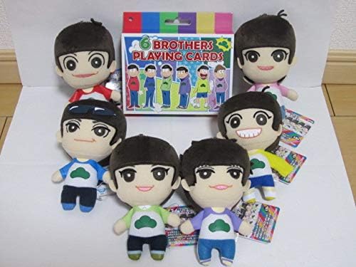Amazon おそ松さん On Stage2 出演キャストがおそ松さんのキャラになっちゃった ぬいぐるみ おそ松 カラ松 チョロ松 一松 十四松 トド松トランプ ぬいぐるみ ホビー