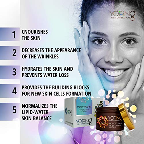 Moisturizing Day Cream Enriched with pure Dead Sea Minerals, Retinol, Hyaluronic Acid, Vitamins