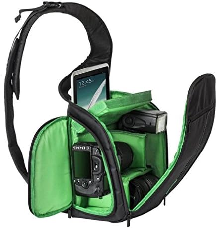 ABC New Camera Backpack Bag Waterproof DSLR Case for Canon for Nikon for Sony (Green)