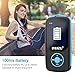 RUIZU X06 Mp3 Player with Bluetooth, Mp3 Music Player with FM Radio, 100hrs Playback, and 128GB Expandable, Blue