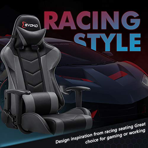 Devoko Ergonomic Gaming Chair Racing Style Adjustable Height High Back