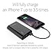 cheero Power Plus 3 10050mAh - Dual USB and Super compact portable power bank for iPhone / iPad / Android / Xperia / Galaxy / smartphones / tablets / Wi-Fi routers [AUTO-IC Function] CHE-072 Black