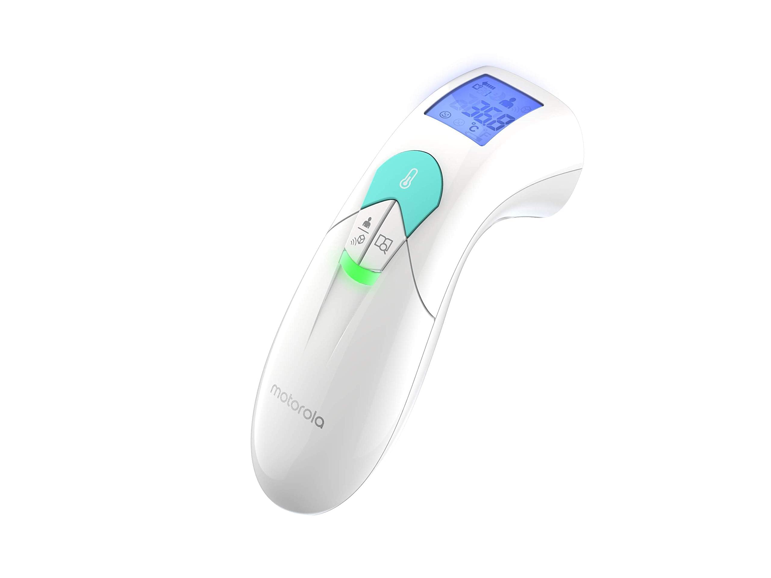 Motorola Baby MBP66NT Digital Contactless Thermometer, Fever Thermometer for Adults and Baby with LCD Display - 2 Colours Black