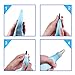 52 Pieces Cake Decorating Tips Set Storage Case,Cupcake Decoration Supplies Kit with 42 Stainless Steel Icing Tips , 2 Silicone Pastry Bag, 2 Flower Nails, 2 Couplers and 1 Wash Brush for Cookie