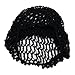 Yes!Fresh Women's Mesh Hair Snood Hat - 6 Pieces Soft Rayon Fashion Headbands, Crocheted Sleeping Hairnets for Long and Short Hair, Black