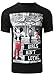 Mens Hipster The Retro Kicks Cute Print T-Shirt