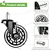 amzdeal Office Chair Caster Wheels (Set of 5) 10mm/3