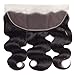 VTAOZI Brazilian Body Wave 3 Bundles with 13x4 Ear To Ear Lace Frontal Closure, 100% Unprocessed Virgin Human Hair, 12 inches, Wavy, Black, Natural Color, Sew-In Installation