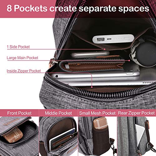 backpack purse with pockets