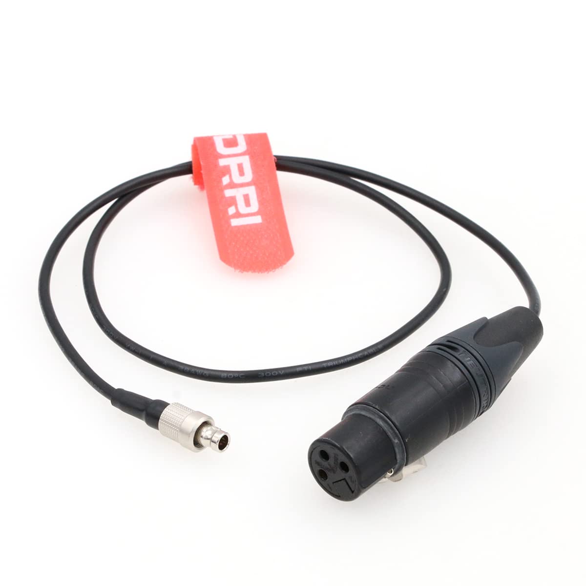 DRRI FVB 3-Pin to NEUTRIK XLR 3-Pin Female Sennheiser SK2000 Transmitter Input Cable
