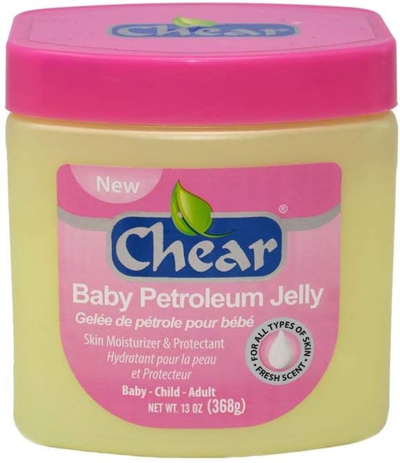 Chear Baby White Petroleum Jelly 368g - Large Family Size - Multi Purpose for baby child & adult, 368 g (Pack of 1)
