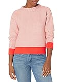 Club Monaco Women's TRI Color Stitch, RED Mix, Large