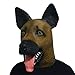 LarpGears Halloween Latex Dog Mask Funny German Shepherd Mask for Halloween Party