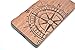 VolksRose SONY Xperia Z5 Wooden Case - Rosewood Compass - Premium Quality Natural Bamboo / Wood Cover with Free Screen Protector for Your Smartphone