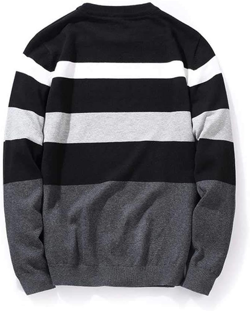 Cotton Sweater Men Long Sleeve Pullovers Outwear Man VNeck Sweaters