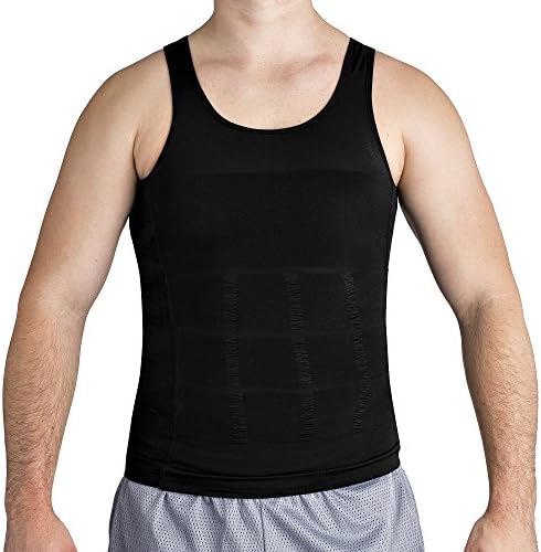 Roc Bodywear Men's Slimming Body Shaper Compression Shirt Slim Fit Undershirt Shapewear Mens Shirts Undershirts USA COMPANY!