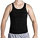 Roc Bodywear Men's Slimming Body Shaper Compression Shirt Slim Fit Undershirt Shapewear Mens Shirts Undershirts USA Company! (XL, Black)