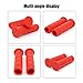 OUTERDO New Handlebar Grips Bicycle MTB BMX Road Mountain Bike Soft Rubber Handlebar End Grips red