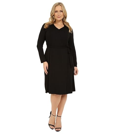vince camuto faux wrap dress