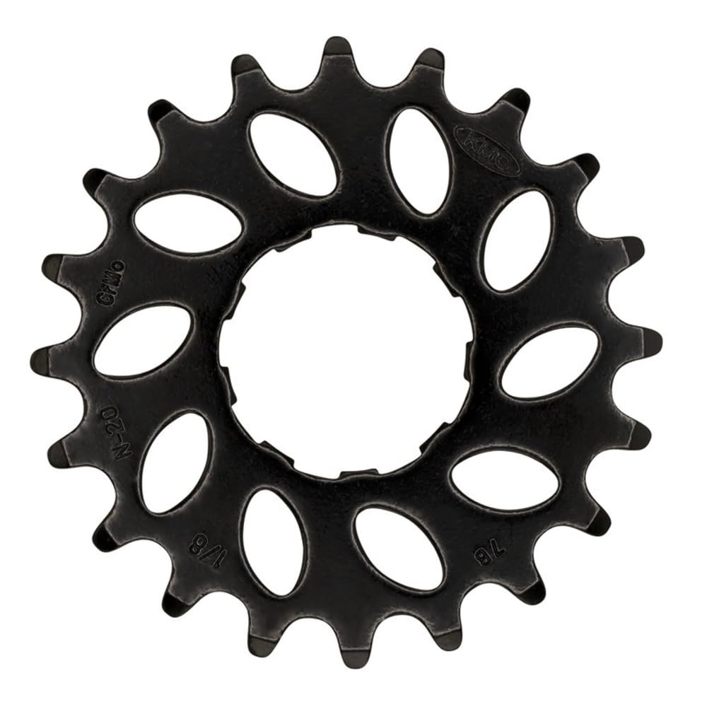 KMC Unisex Adult e-Bike Sprocket 20T Nuvinci Sprocket - Black, 1/8 inch
