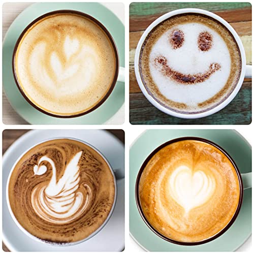 Espresso Accessories Milk Frother Cup - Stainless Steel Steaming Pitcher Coffee Foam Making Latte Art Froth Jug Small Creamer Pitcher Cappuccino 12 Oz Multicolor 350ml