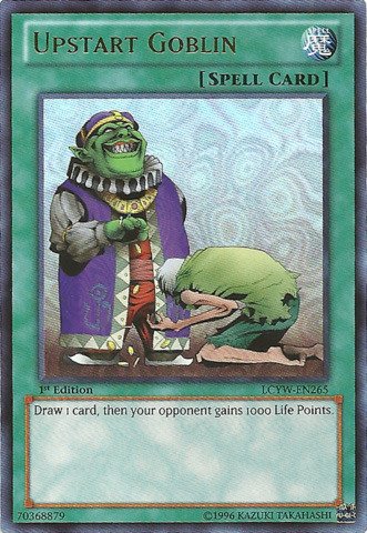 Yu-Gi-Oh! - Upstart Goblin (LCYW-EN265) - Legendary Collection 3: Yugi's World - 1st Edition - Ultra Rare