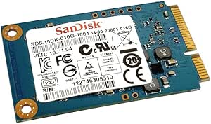 Amazon.com: SANDISK SDSA5DK-016G-1004 16GB MSATA SATA 3 6.0 GB/S SSD ...