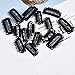 50pcs Wig Clips, Timoo Soft U-shape Clips Snap Clips for Hair Extension, 6-Teeth, 2 Sizes (Black)thumb 3