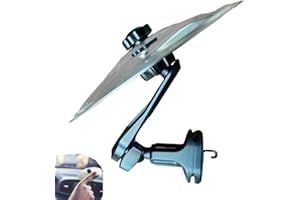 AKLOZYX Car Cymbal Air Vent Mini Drum - Crash Cymbal for Car Dashboard, Fun Air Vent Clip-On Music Instrument, Drummer Gift (Silver, 1 Pcs)