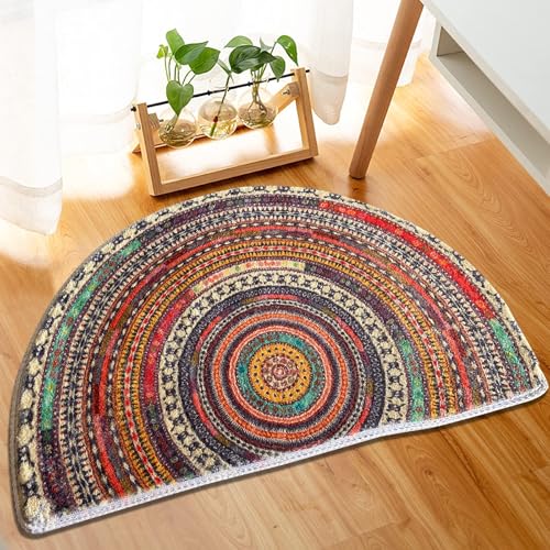 Front Door Welcome Outdoor Mat, Heavy Duty With Non-Slip Leak-Proof Rubber Backing, Scrapes Dirt, Low Profile Pet-Friendly and Stylish, Large Sweet Home Gift, Durable Construction 90*60CM (Multicolor)
