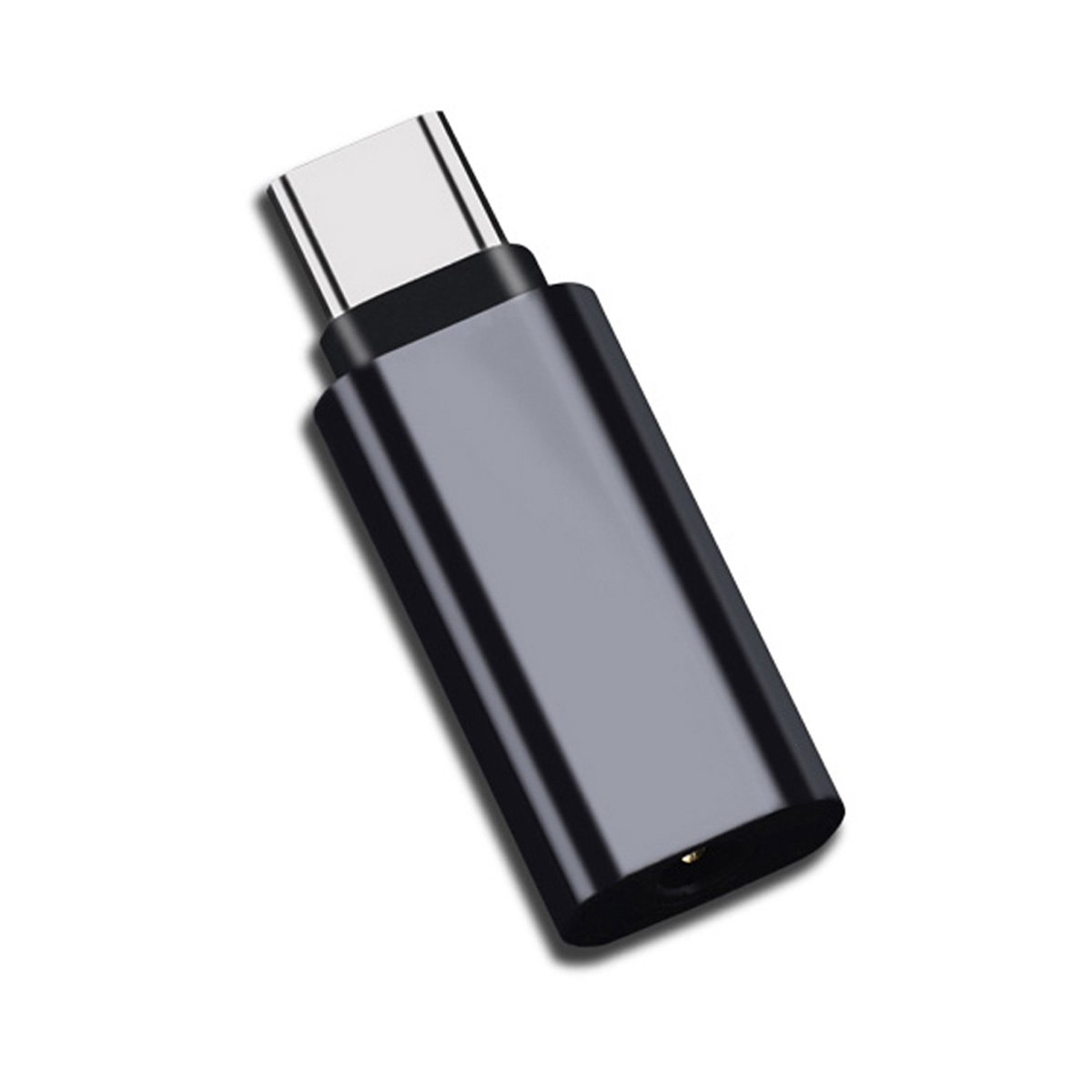 Photo 1 of cablecc Type-C to 3.5mm Earphone Adapter USB-C 3.1 Male to AUX Audio Female for Xiaomi 6 Mi6 Letv 2 Pro 2 Max2 (Black)