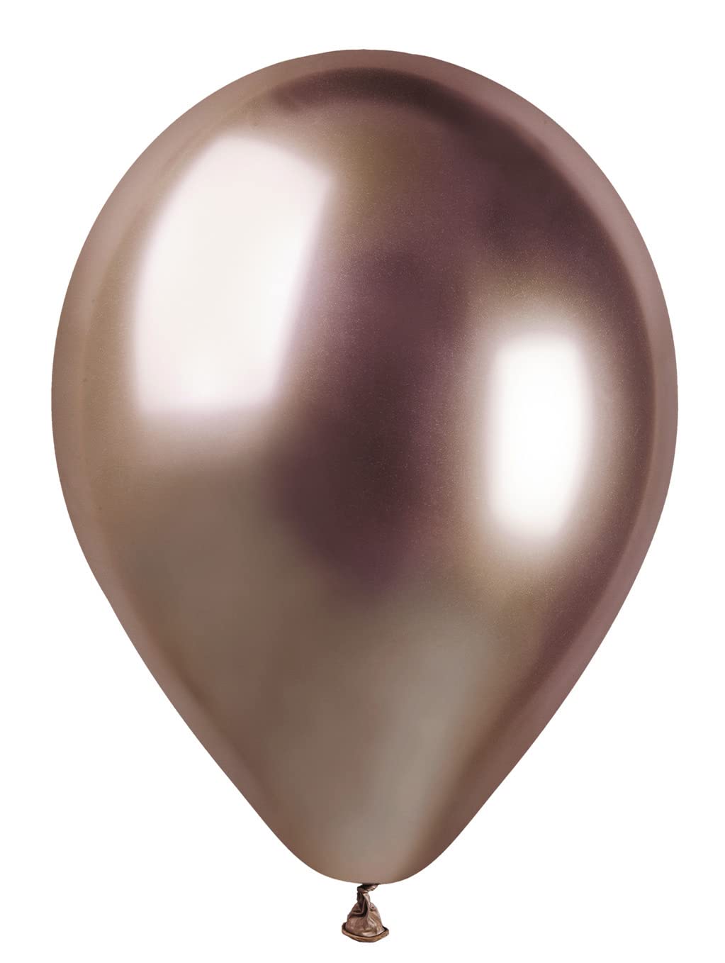 Pack 50 balloons metallized in natural latex Premium Quality G120 (Ø 33cm / 13"), gold pink metallized