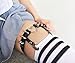 Lucky2Buy Women Girl Sexy Leather Punk Rivet Stud Leg Garter Heart Cosplay Spike Party Black