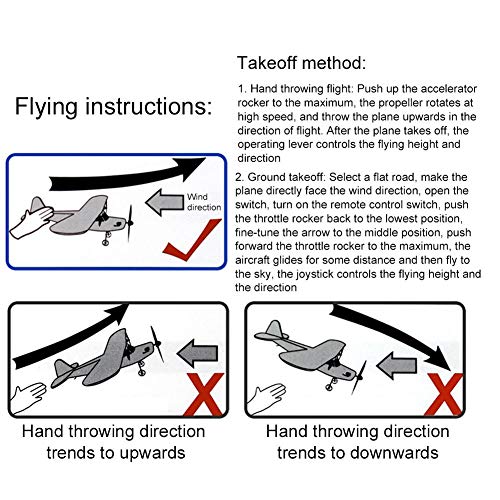Biback FX-807 EPP Remote Control Glider Aircraft Fixed Wing Aircraft Model 2.4G Remote Control Aircraft Electric Practice Outdoor Toys