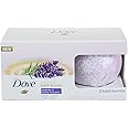 Dove Bath Bomb Milk Swirls Lavender & Honey Macaroon, 2 Pieces, Total Weight 5.6 oz