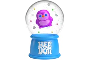 Schylling NeeDoh Squishmas Squish N' Snow Globes - Christmas Squeeze Toy - Assorted Colors - Ages 3 to Adult (Pack of 1)
