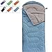Camping Sleeping Bag-Envelope Mummy Outdoor Lightweight Portable Waterproof Perfect for 20 degree Traveling,Hiking Activities(Sky Blue / Left Zip, Rectangular)