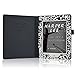 ACdream Nook GlowLight Plus Case, Folio Premium PU Leather Cover Case for Barnes & Noble Nook GlowLight Plus (2015 New version), Black-White-Leopard