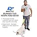 Bungee Dog Bite Tug Toy - Ideal for Fun Interactive Play, Tug of War & Puppy Training - Tough, Durable Pull Toys for Medium to Large Dogs - Safe Fire Hose Dog Tugger with Strong Handle - Handmade