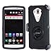 LG V10 Case, BENTOBEN [Belt Clip] [Holster]Shockproof Heavy Duty Hybrid Full Body Anti Scratch Rugged Holster with Built-in Kickstand Protective Case for LG V10, Black