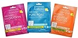 Andalou Naturals Hydro Serum Facial Sheet Mask Pack of 3 - Instant Pure Pore, Instant Brighten & Tighten, and Instant Hydration