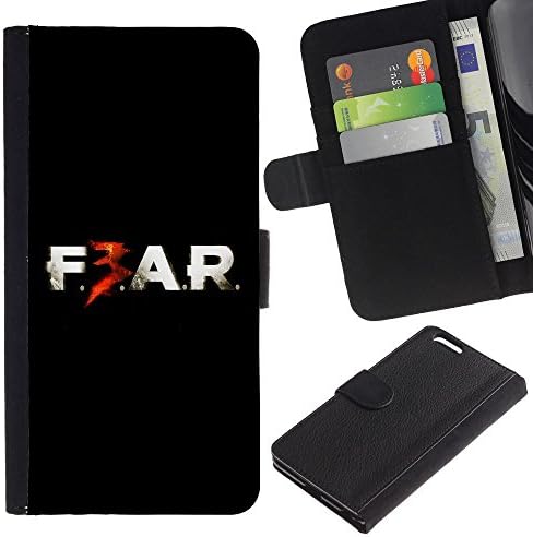 GIFT CHOICE / SmartPhone Cell Phone Leather Wallet Case Protective Cover for Apple Iphone 6 PLUS 5.5 // F3AR //