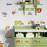 RoomMates RMK1132SCS Transportation Peel & Stick Wall Decals