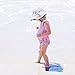 ITFABS Baby Girl Pineapple Print Bikini Ruffles Swimsuits Backless Bathing Suits for Toddler Girls (90(12-24 Months), Pink)