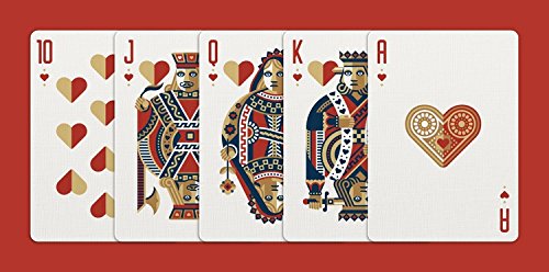 Red Wheel Playing Cards by Art of Play - Trick - //medicalbooks.filipinodoctors.org