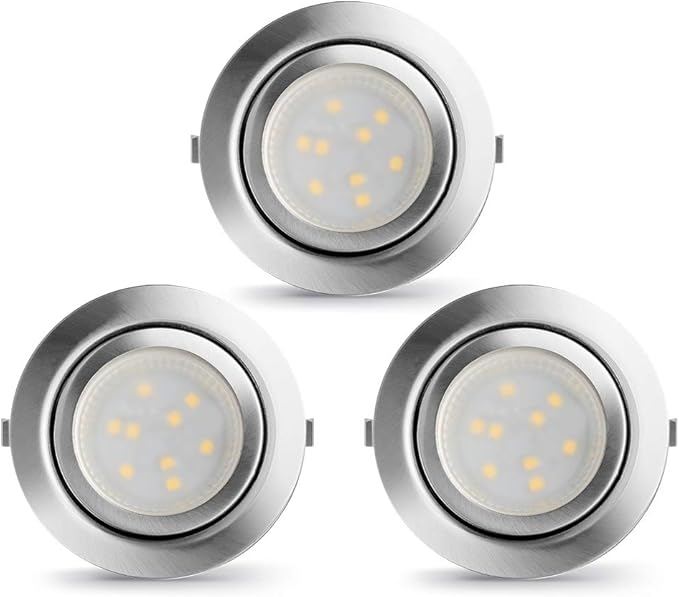 LAMPAOUS Under Counter Lighting Dimmable Mini Recessed Downlight 6W