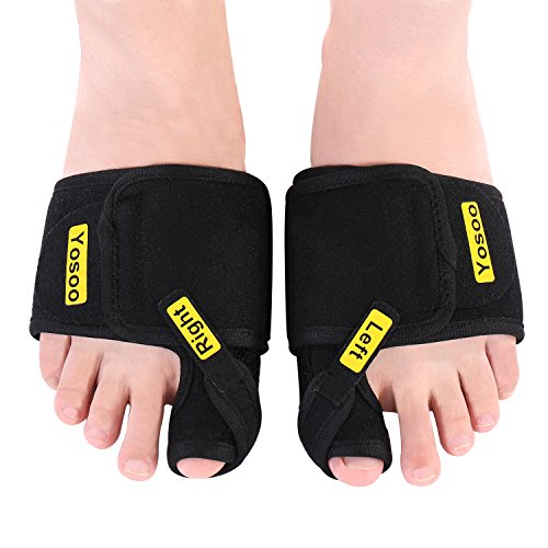 Bunion Correctors, 1 Pair Adjustable Soft Bunion Splints Brace Big Toe Straighteners Separators Nighttime Support Relief for Hallux Valgus, Overlapping Toe, Turf Toe, Bunion Pain Aid Surgery