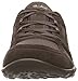 Skechers Sport Women's Breathe Easy Good Luck Fashion Sneaker,Chocolate Suede/Mesh/Rose/Taupe Trim,7.5 M US