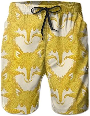 Casual Animal Wolf Board Shorts Board Short With Pockets For Men
