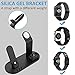 OLEBR Charging Stand Charging Docks Suitable for iWatch Series 4/3/2/1/ AirPods/iPhone Xs/iPhone Xs Max/iPhone XR/X/8/8Plus/7/7 Plus /6S /6S Plus/iPad-Black